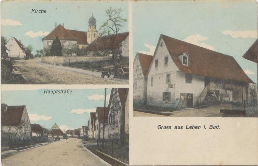 Freiburg-Lehen historische Ansicht