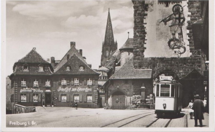 Schwabentor Gasthof Storchen Freiburg