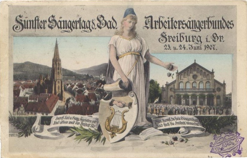 fünfter Sängertag Freiburg 1907
