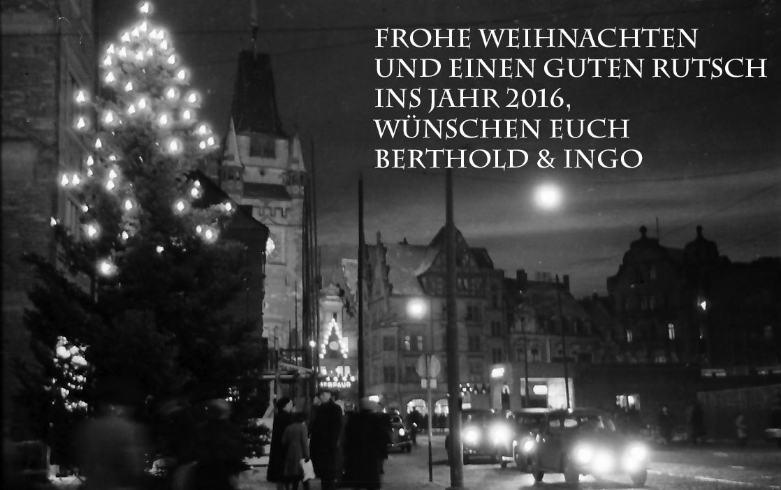 Frohe Weihnachten in Freiburg
